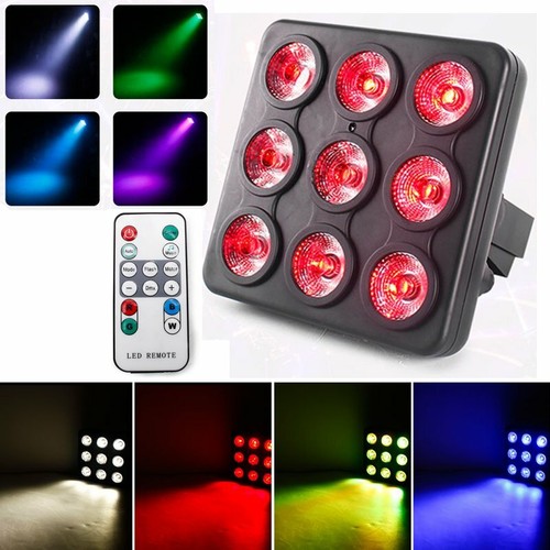 Stage Light DJ Lighting Par lights Flat Par RGBW Party Uplighting DMX512 135W - Picture 5 of 21