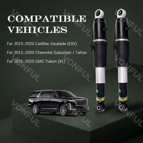 FRONT Strut Assy + REAR shock Absorber for 2015-20 Escalade Suburban Tahoe Yukon - Picture 5 of 12