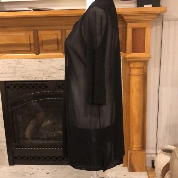 Tommy Bahama Negro Transparente Playa Piscina Natación Encubrimiento Pequeño Nylon Elástico Crucero Foto 2 de 3