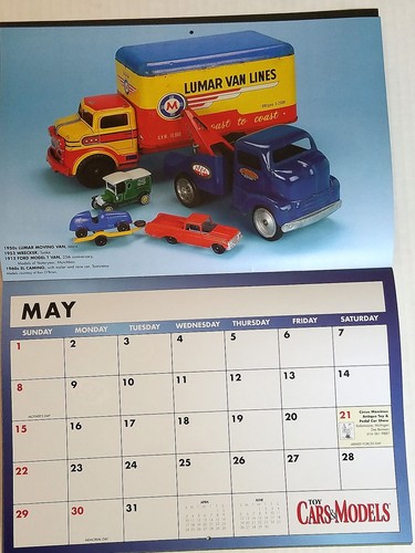Toy Cars & Models 2005 Collectors Edition Calendar - Picture 4 of 4