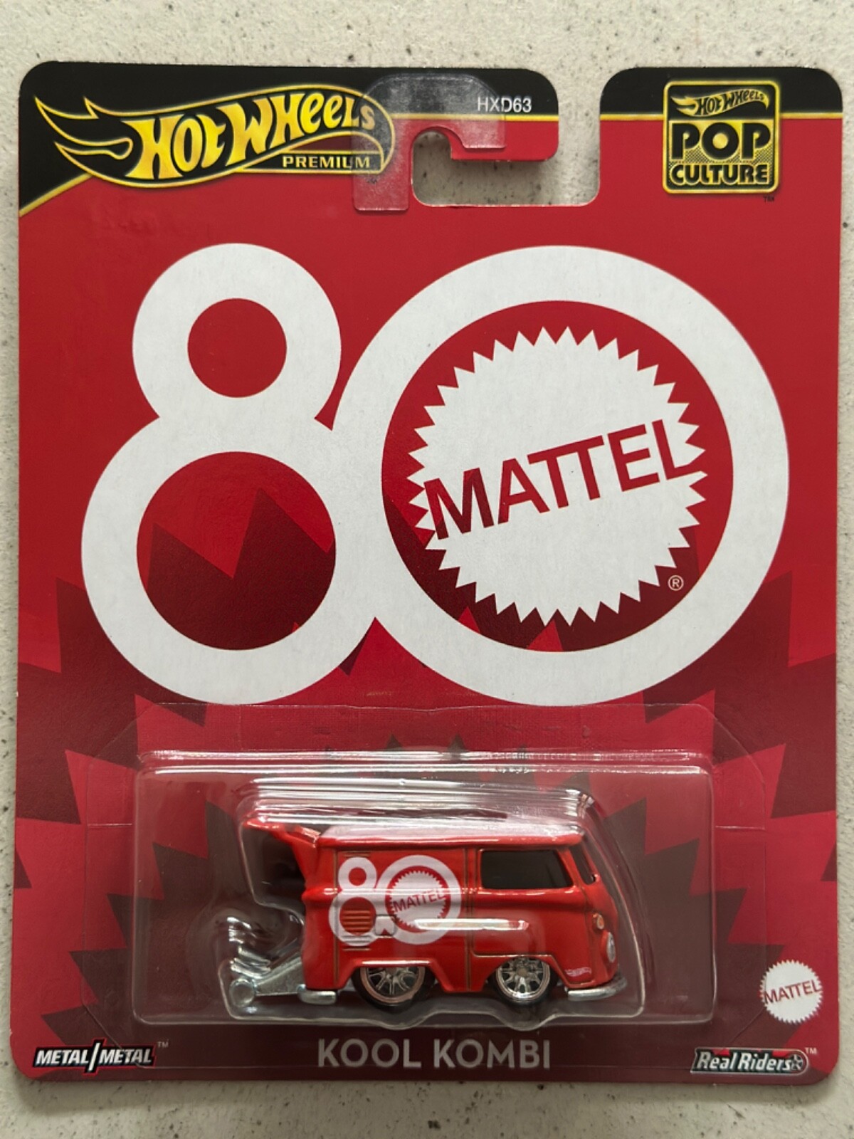 2024 Hot Wheels Premium Mattel 80 KOOL KOMBI Pop Culture Real Riders Volkswagen