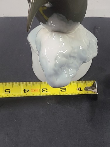 Original Royal Dux Bohemian Porcelain Dolphin Jumping Out Of Water Figurine 14" - Picture 18 of 18