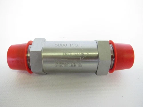 New Parker In Line Check Hydraulic Valve 458-10SS2-1 5000 PSI 45810SS21