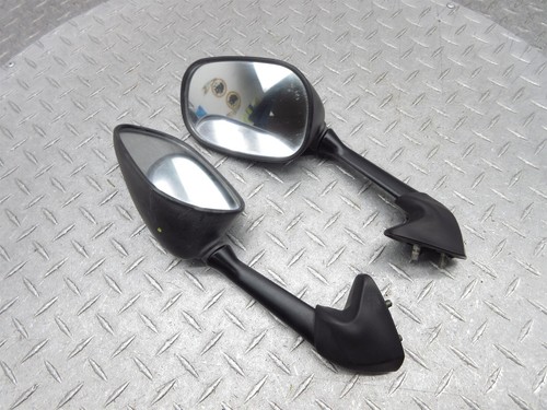 2005 04-06 Yamaha YZFR1 Left Right Side Mirror Rearview Glass Assembly - Picture 3 of 13