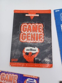 Game Genie Update Book Vol Sega NES Cheat Codes Galoob Video Game Manual LOT