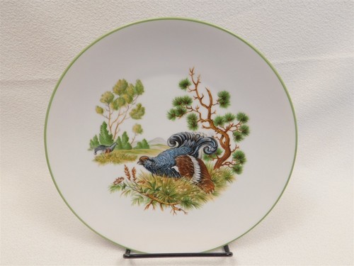 6 Bareuther Waldsassen Germany Quail Pheasant Geese 7.75" Plates Set - Picture 3 of 10
