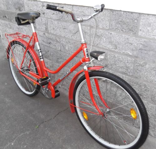 DDR Fahrrad Paar Mifa 26 Zoll Damenrad Herrenrad rot Flammenrot 70er 80er NOS ! - Bild 15 von 23