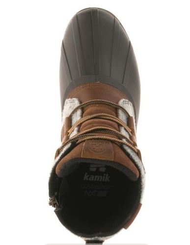 Kamik Simona Mid wasserdichte Damenstiefel (Größe 10) hellbraun/Filz - Bild 7 von 8