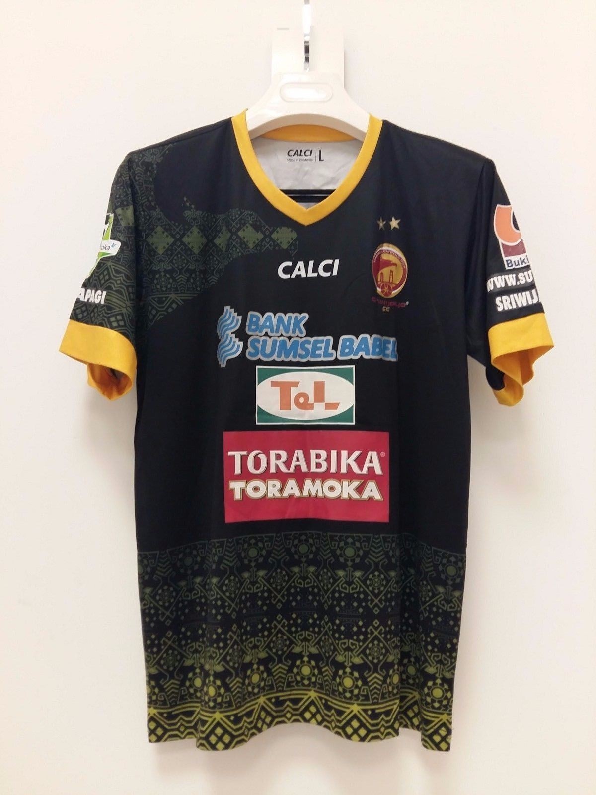 Camiseta reserva oficial match worn Sriwijaya FC Sepak Bola Indonesia Go-Jek 1 Camiseta reserva oficial match worn Sriwijaya FC Sepak Bola Indonesia Go-Jek 1