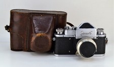 RARE SOVIET USSR ZENIT-1 SLR camera  INDUSTAR-22 f3.5/50mm lens 2 