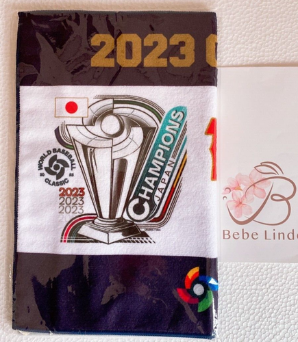Shohei Otani Towel WBC 2023 Samurai Japan Victory Commemoration limited New - Picture 2 of 5