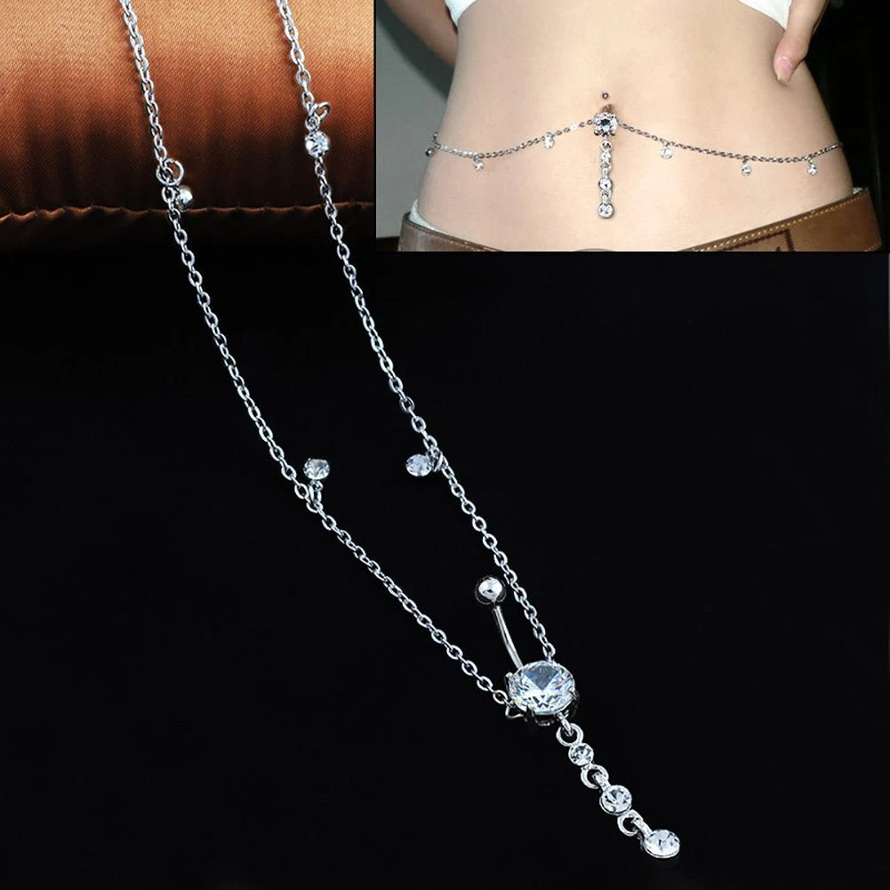 Silver waist clearance chain for ladies