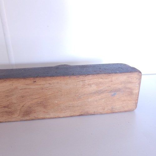 Antique Wood Plane 17" Blade Woodwork Carpentry Rustic Tool Shed Display Vintage - Picture 12 of 16
