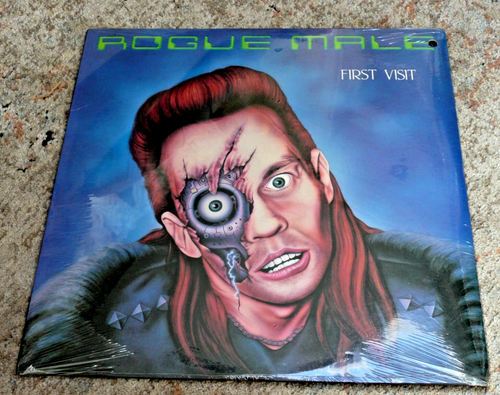 1985 ROGUE MALE FIRST VISIT LP Album Cutout Biker Metal 60423-1 Motorhead Sealed