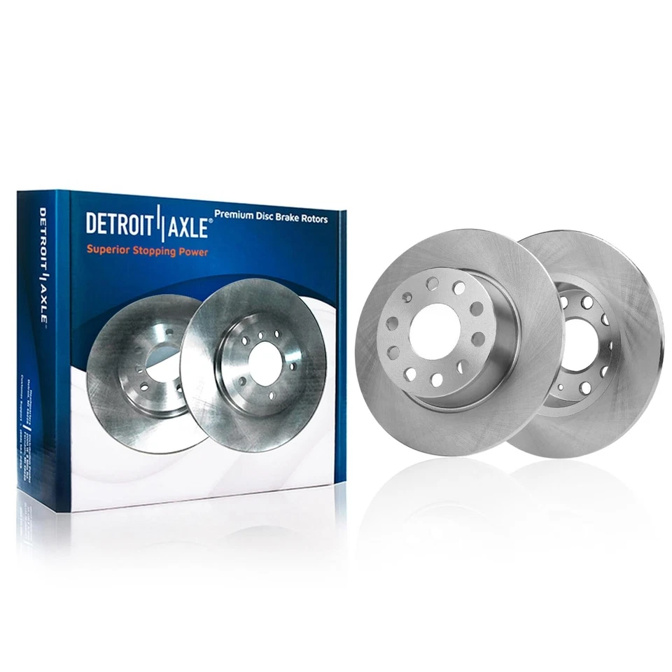 Front Rear Disc Brake Rotors Ceramic Brake Pads for 2019 2020 Volkswagen Jetta - Image 4 of 4