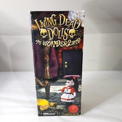 Living Dead Dolls In Wonderland - A Drink To Shrink... And A Cake To Grow SIGNED