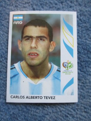 Panini Sticker Bild Fußball WM World Cup 2006 Nr. 187 - Carlos Alberto Tevez