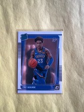 2021-22 Donruss Optic Tre Mann RC #168 Rated Rookie Base 1