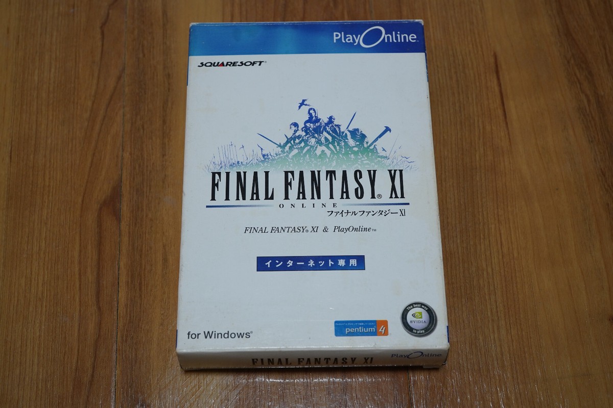 Final Fantasy XI Online PC Complete NTSC-J Japan Japanese