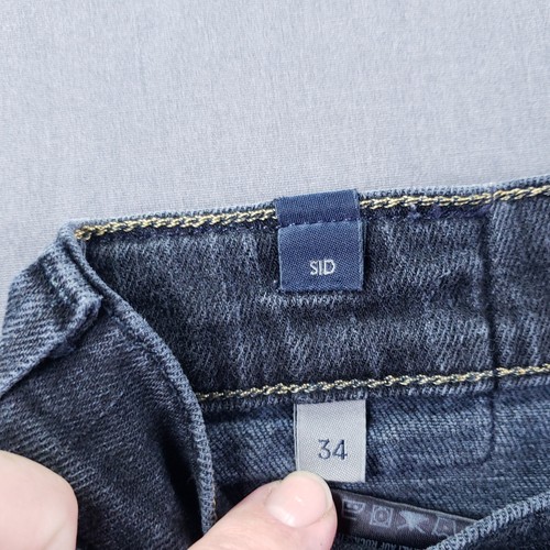 Citizens of Humanity Jeans Men 34 Blue Sid Straight Archive Dark Wash Faded Gorp - Picture 4 of 15