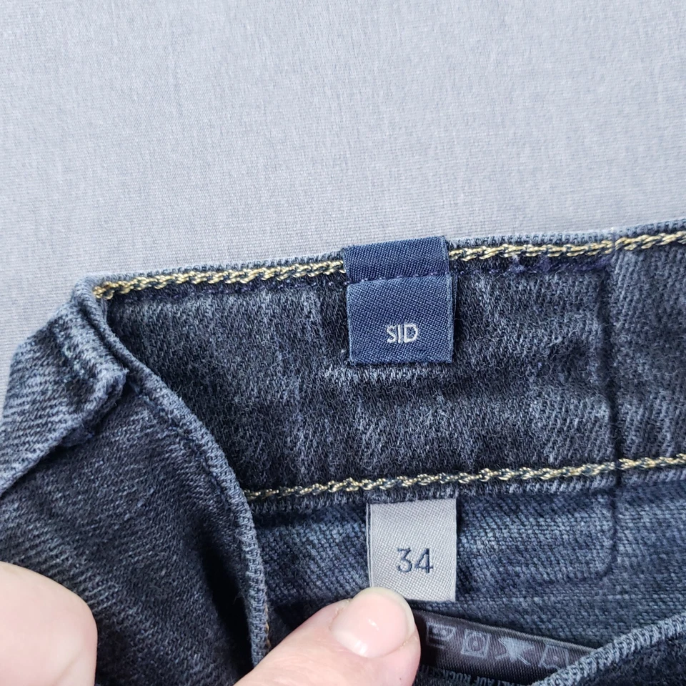 Citizens of Humanity Jeans Men 34 Blue Sid Straight Archive Dark Wash Faded Gorp - Image 4 of 4