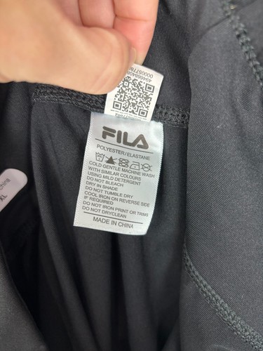 FILA Womens Pants Size XL High Rise Training Tights Stretch Capri Activewear - Picture 8 of 8