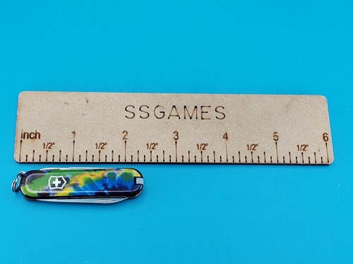 Victorinox Classic 2011 Tie Dye Multicolor Swiss Army Knife Multi Tool! RARE! - Picture 6 of 8
