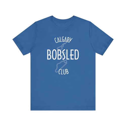 Bobsled Club Calgary Canada T-Shirt, Tee, Shirt, Top, Unisex Apparel, Short - Picture 15 of 21