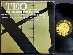 TEO-MACERO-Quartet-Teo-PRESTIGE-PRLP-7104-US-1957-RVG-DG-MONO-W-50th-Mal-Waldron
