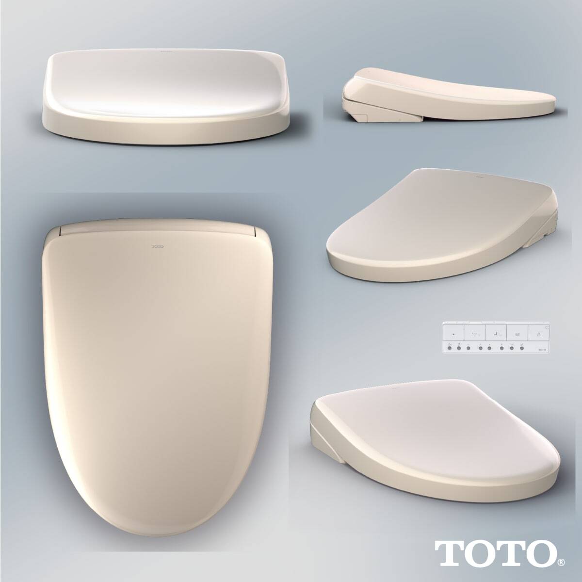 Toto S7A WASHLET Electronic Bidet Toilet Seat With EWATER & Auto Open/Close