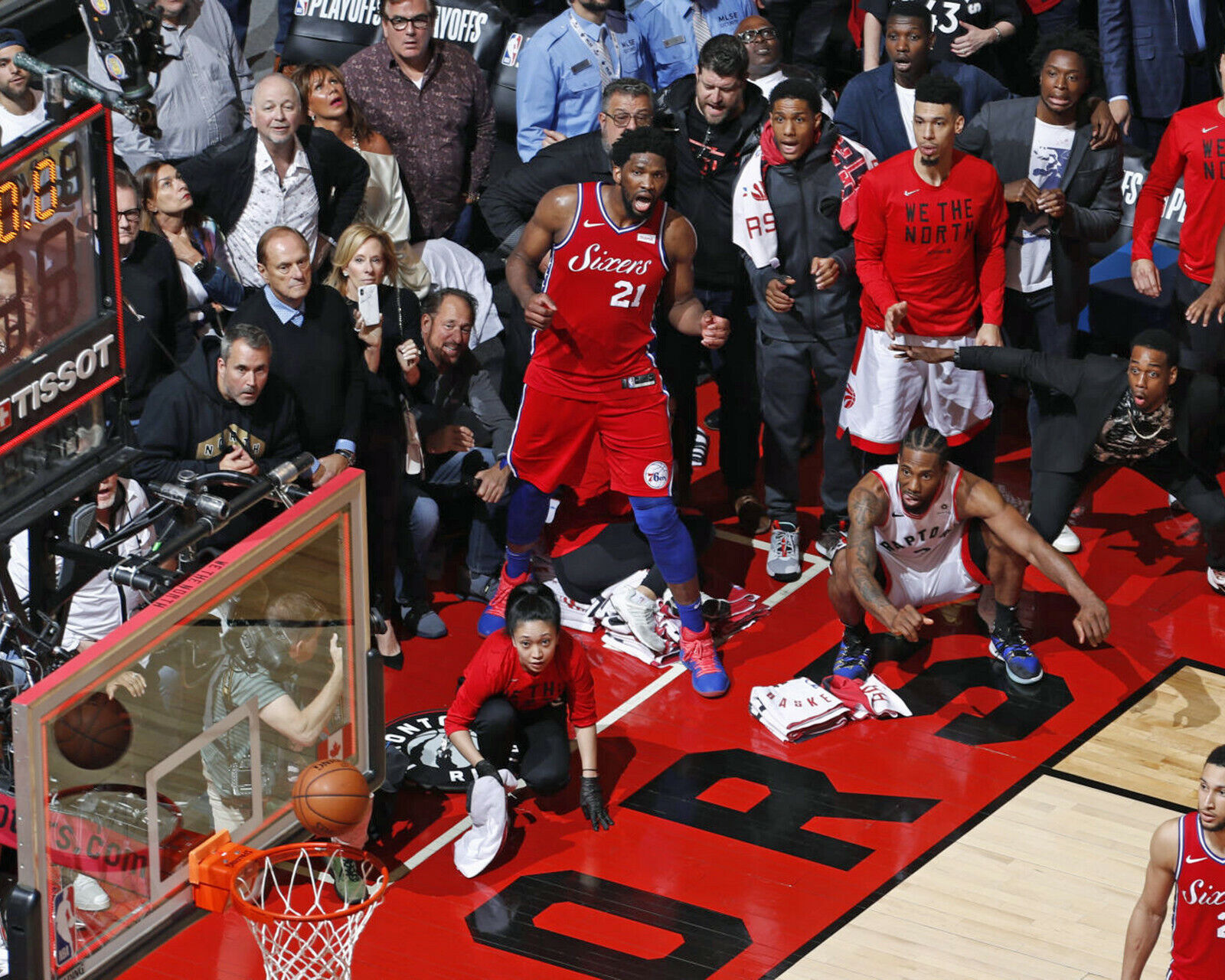 Kawhi Leonard Game 7 “THE SHOT” Buzzer Beater Toronto Raptors 11x14 Photo  Sixers