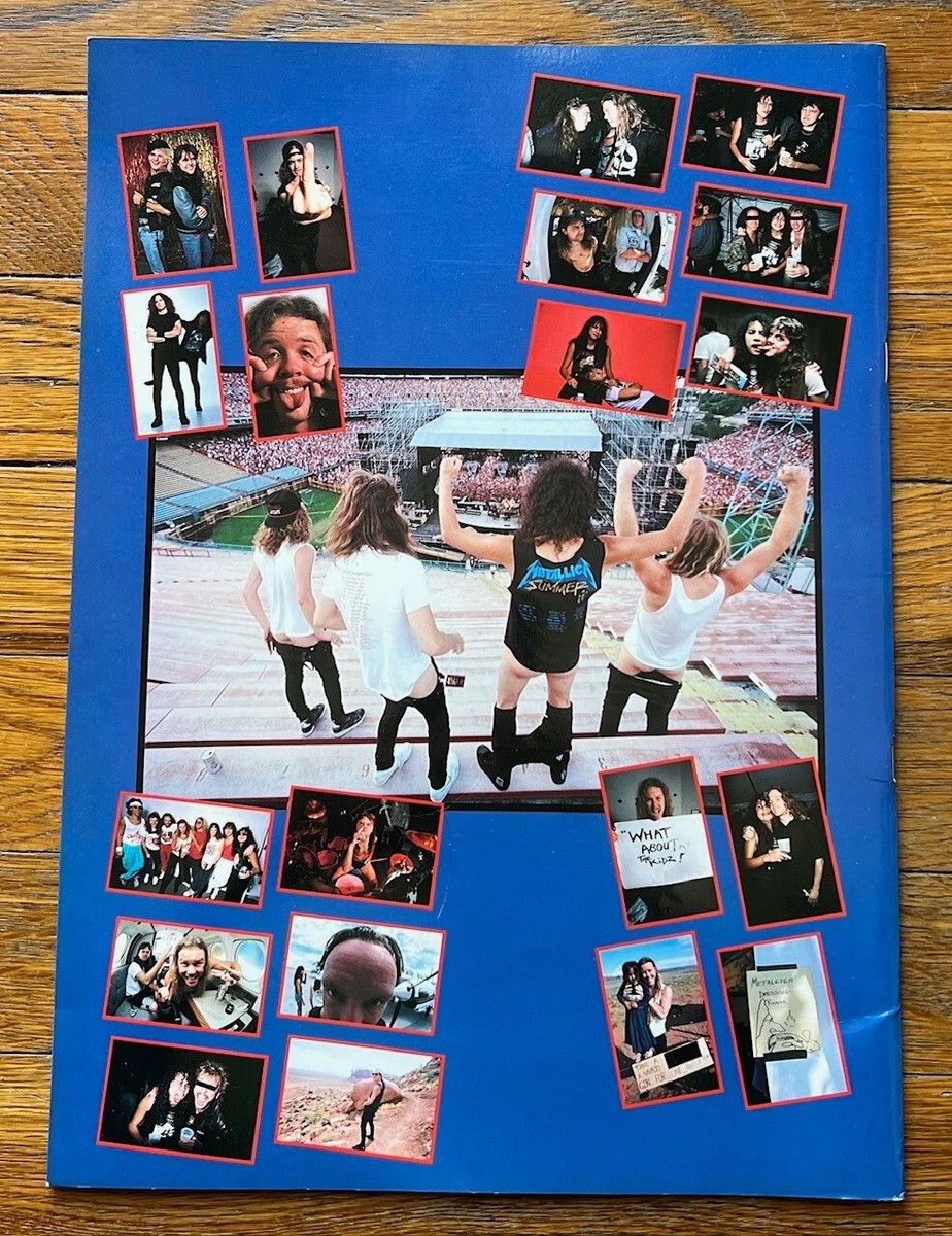 Metallica - Damaged Justice '88-'89 RARE original tour program | eBay