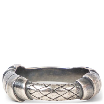 67400 auth BOTTEGA VENETA sterling silver Braided Ring 8.5