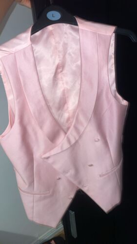 Light Pink Shawl Lapel 3 Piece Men's Suits - Picture 3 of 5