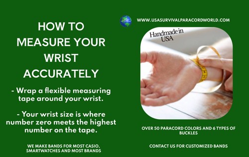 Casio G-Shock GD-350 Series Adjustable Paracord Survival Watch Band - Picture 10 of 28