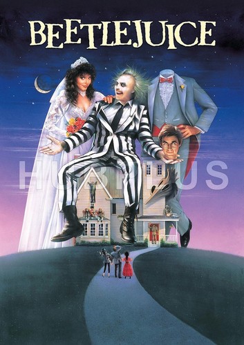 BEETLEJUICE BEETLEJUICE Posters 2024 A4 A3 A5 Prints Art Movie Poster Decor Wall - Picture 7 of 15