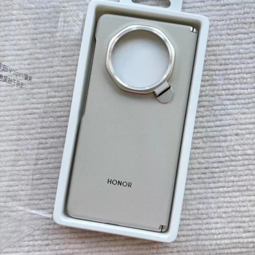 Nuevo Original Lujo Cuero PU Estuche Trasero y Cubierta de Marco Lateral para HONOR Magic V3 - Imagen 9 de 21