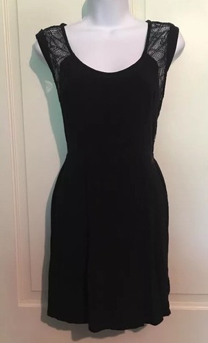 Silence And Noise Women's Size 2 Black Lace Dress
