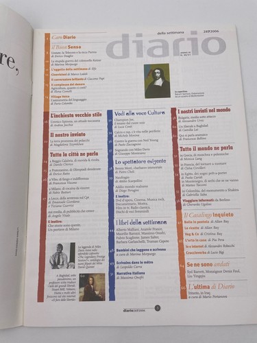 Diario della settimana n.  30/31 2006 Israele Baruch Spinoza  - Picture 2 of 2