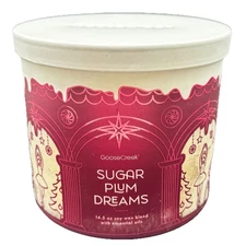Goose Creek Sugar Plum Dreams 3 Wick Jar Candle 14.5 oz Christmas Gumdrops