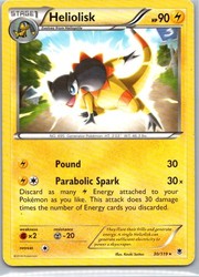 Heliolisk 30/119 XY Phantom Forces Rare Deck Exclusive
