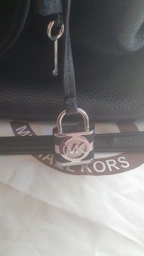 !SALE!*100% Original Michael KORS Black Tasche* Genarbtes weiches LEDER - Bild 2 von 11