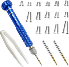 Eyeglass Repair Kit with S2 Steel Screwdriver  15 Types of Frame Screws