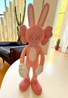 LIMITED EDITION KAWS PINK COMPLICE 2002 CAST VINYL SAMMLERSTÜCK FIGUR