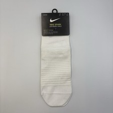 Nike Spark White Lightweight Dri-Fit Running Socks UK 13-15, EUR 48.5-50.5 NEW
