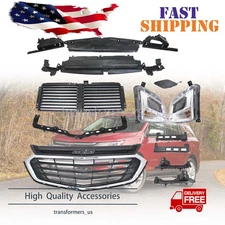 For Equinox 2018-2021 Grille Mesh Radiator Upper Lower Air Baffle Shutter 12Pcs