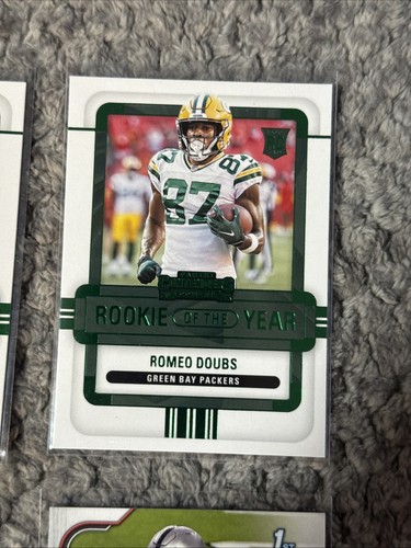 4 Rc Lot Romeo Doubs Rookie Card Lot 4 Packers - Bild 3 von 5