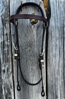 Beautiful COWBOY Vaquero SILVER BROW BAND HEADSTALL By Hansen Of CA — photo 7
