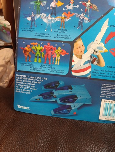 1987 Silverhawks Windhammer with Tuning Fork NEW SEALED Action Figure Rare Kenne - Picture 7 of 9