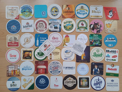 50 Bierdeckel - 50 Coaster - Pivo - Cerveza - Beer